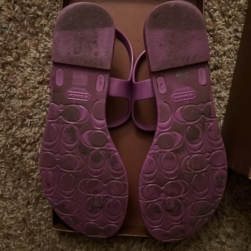 Coach womens picadilly jelly size 7M - Picture 3 of 5